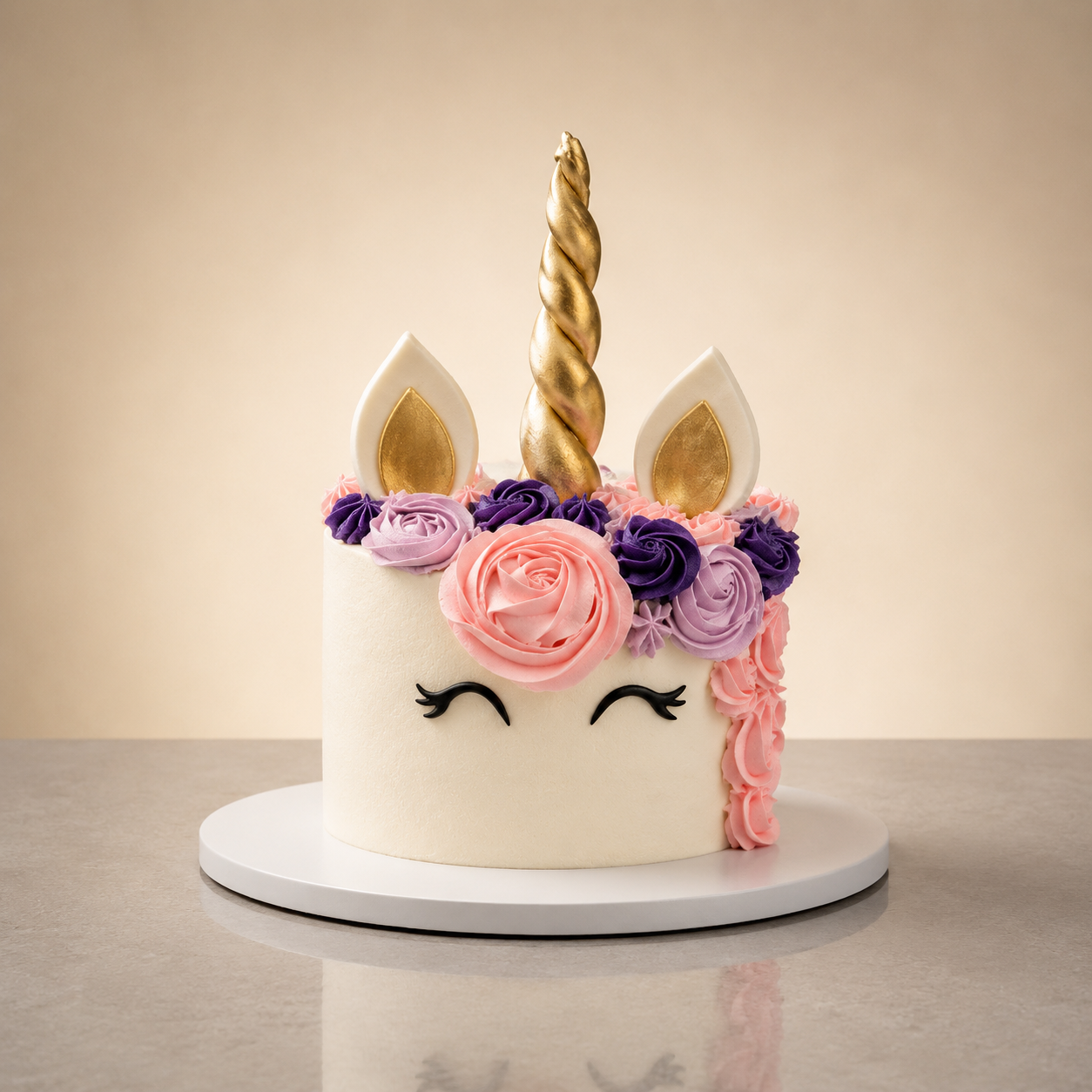 Unicorn Floral Cake