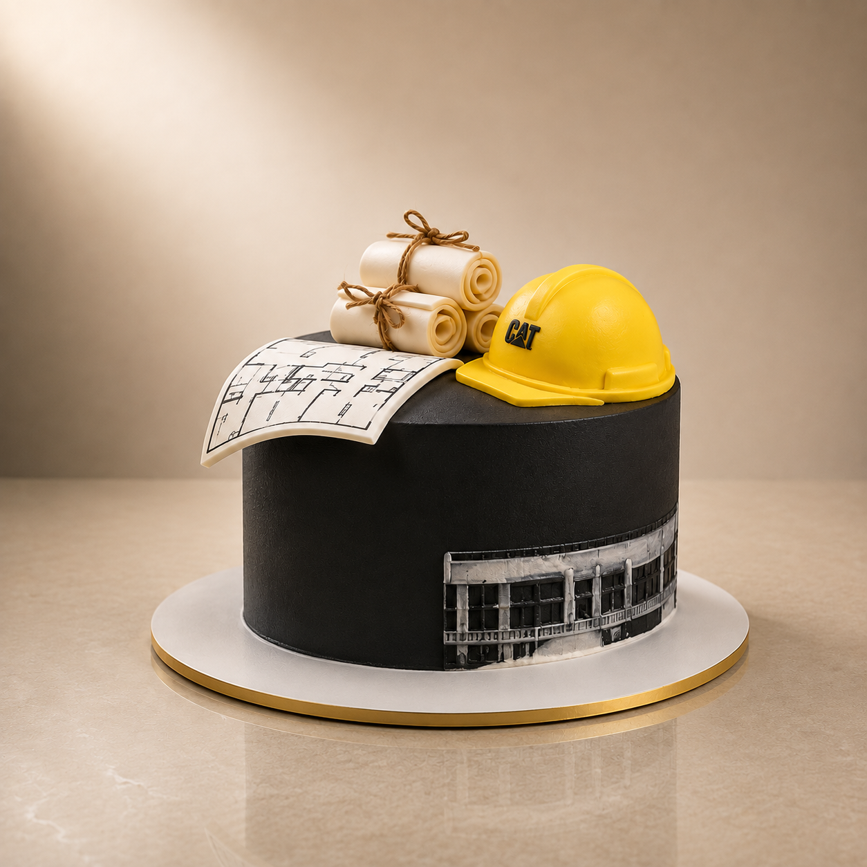 Construction Celebration Cake