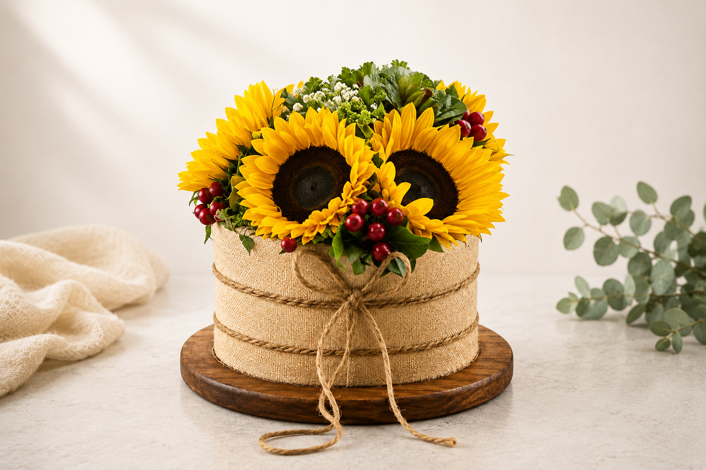 Sunflower Garden Cake by Sweet Seconds